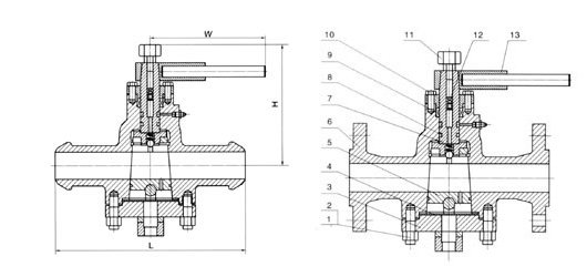 美标壓力平衡(héng)式倒裝油密封(feng)旋塞閥