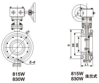 D343H-美标法蘭(lán)式蝶閥